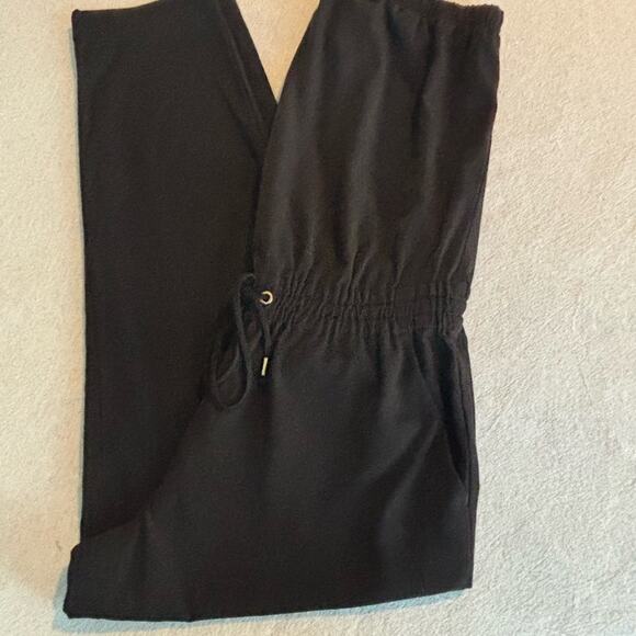 Express Black Women's Strapless Jumpsuit Size Small - Picture 1 of 5